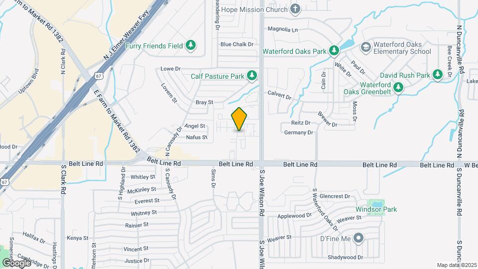 801 Bluestem Wy Map and Location Details