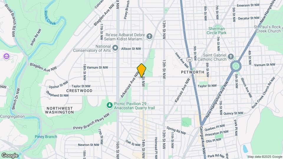 4120 14th St NW Map and Location Details