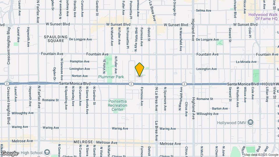1123 Formosa Ave Map and Location Details