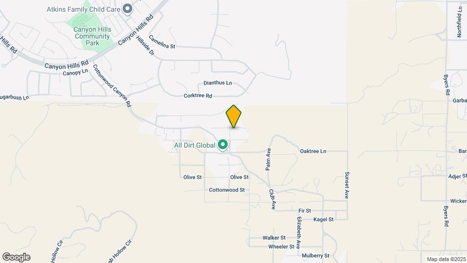 24405 Manzanita Rd Map and Location Details