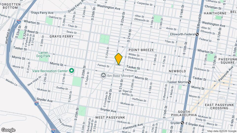 2130 Tasker St Mapa y Detalles de la Ubicación
