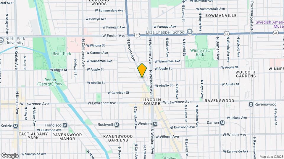 4920 N Lincoln Ave Map and Location Details