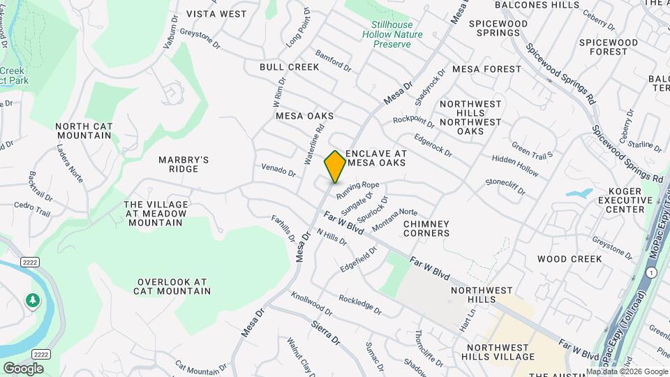 7109 Mesa Dr Map and Location Details