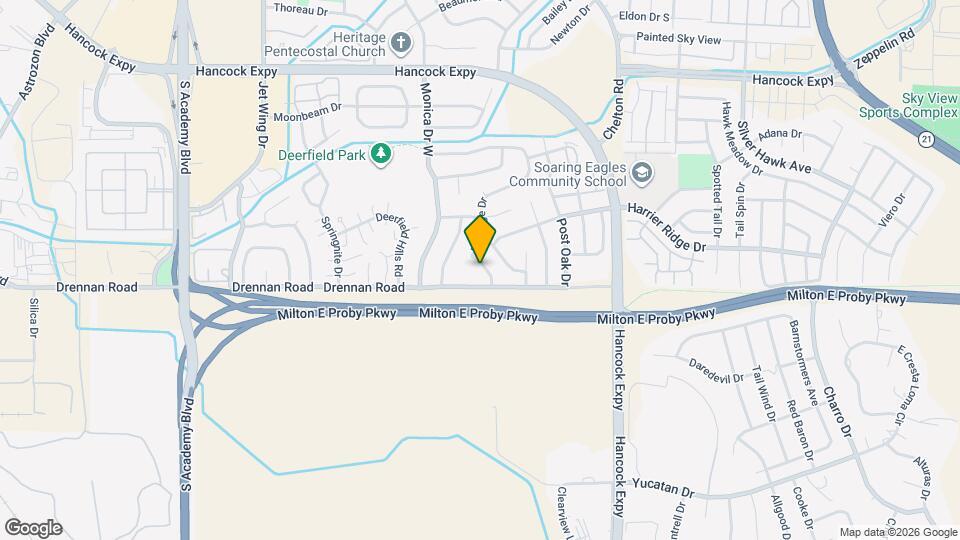 3466 Foxridge Dr Map and Location Details