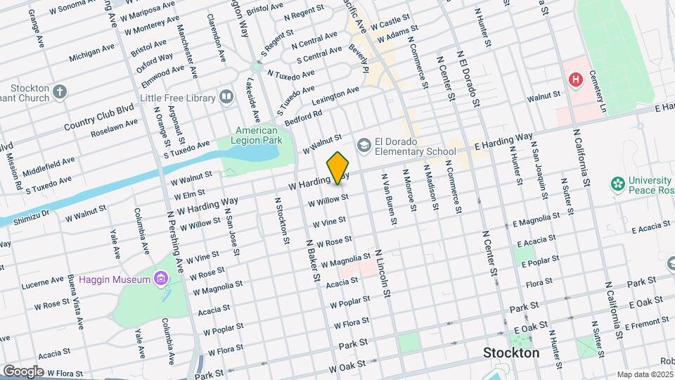 1421 N Harrison St Mapa y Detalles de la Ubicación