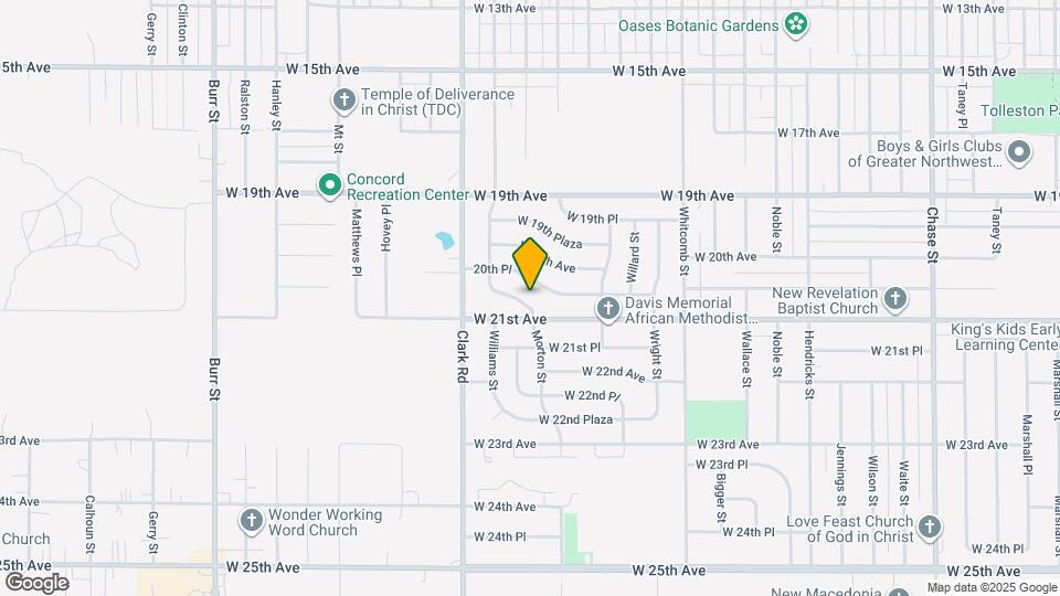 2073 Williams St Map and Location Details