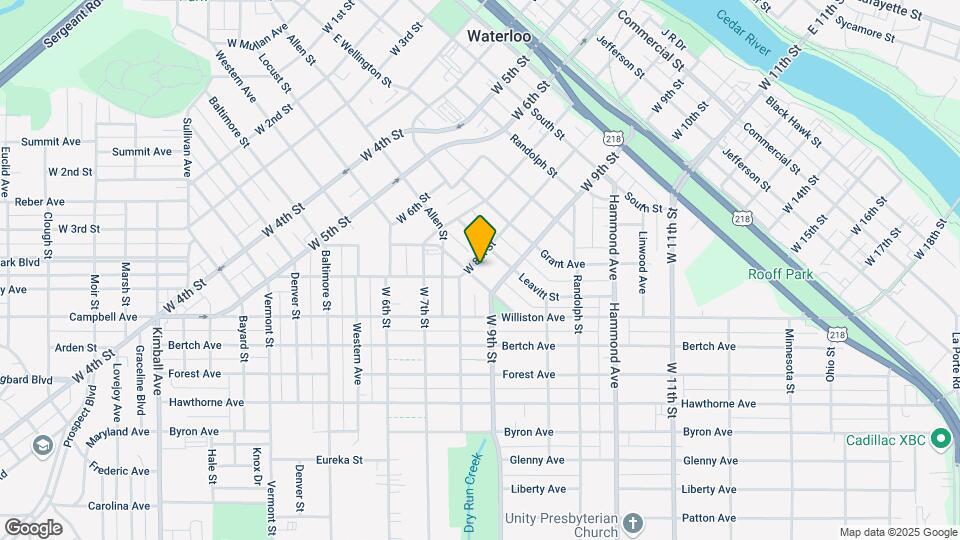 Waterloo Apartments at Johnson Street Mapa y Detalles de la Ubicación