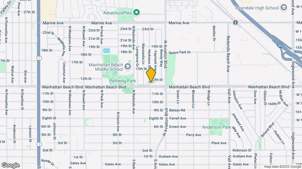 1801-1803 Manhattan Beach Blvd Map and Location Details