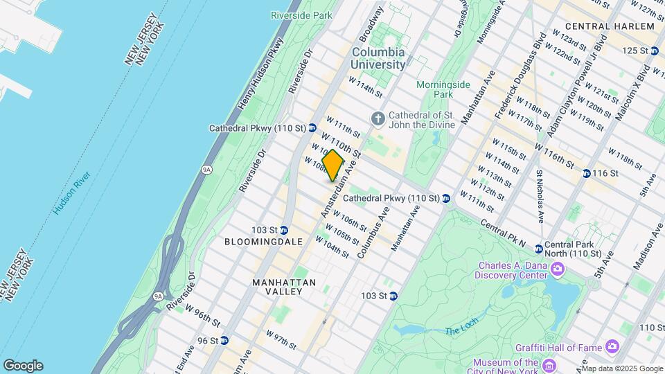 960-962 Amsterdam Ave Mapa y Detalles de la Ubicación