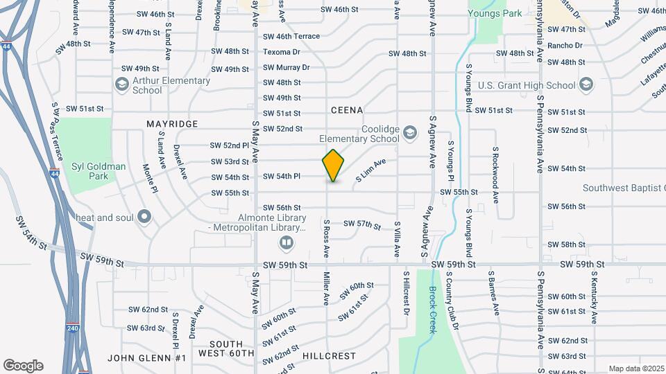 2621 SW 55th St Map and Location Details