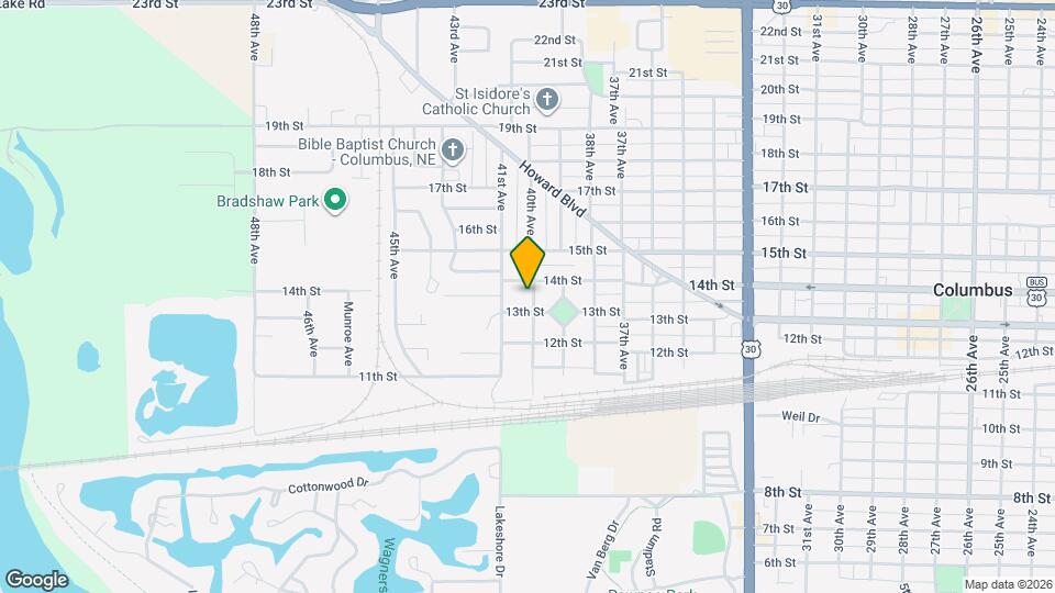 1364 40th Ave Map and Location Details