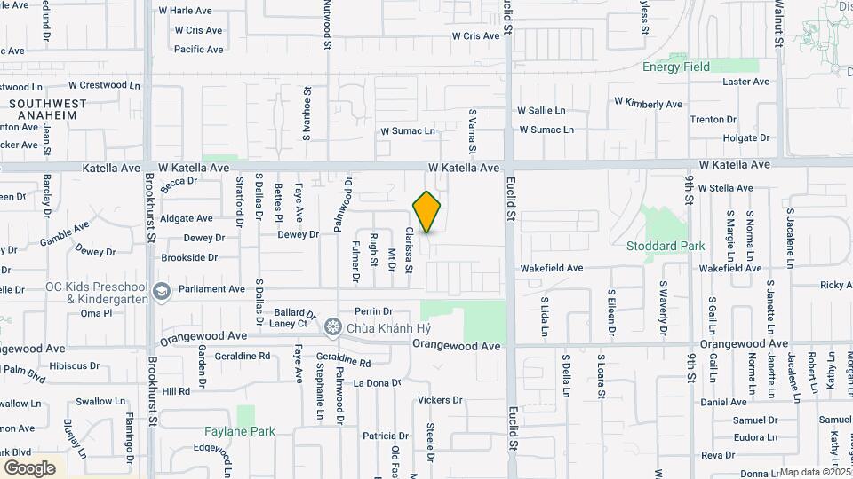 10751 Palma Vista Ave Mapa y Detalles de la Ubicación