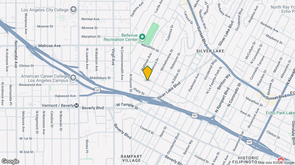 3424 Bellevue Ave Map and Location Details