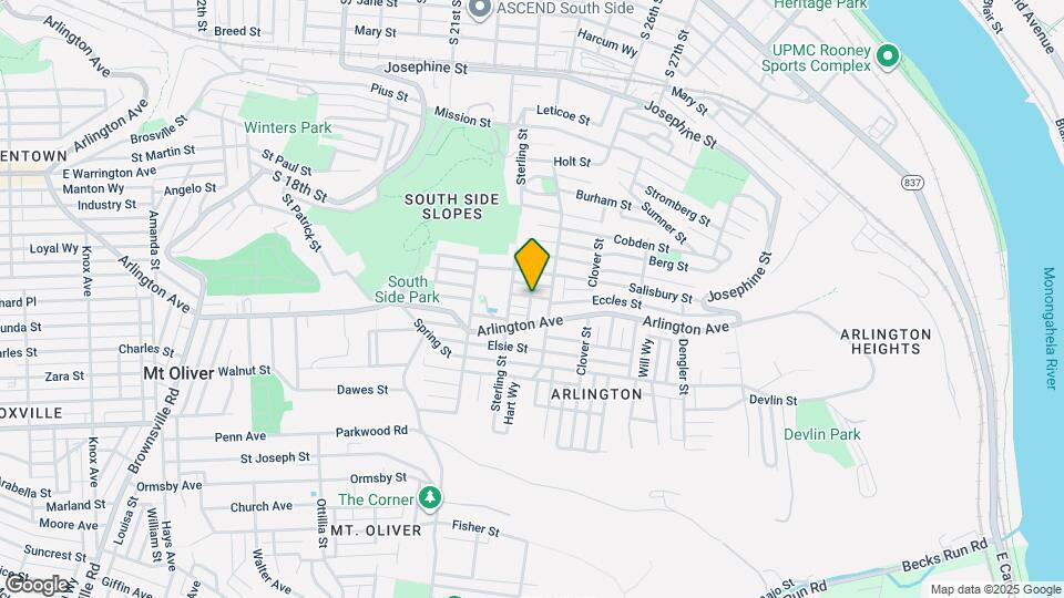 2318 Eccles St Map and Location Details