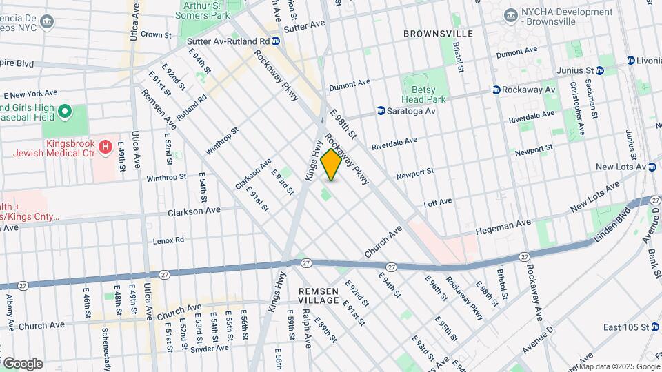 371 E 95th St Map and Location Details