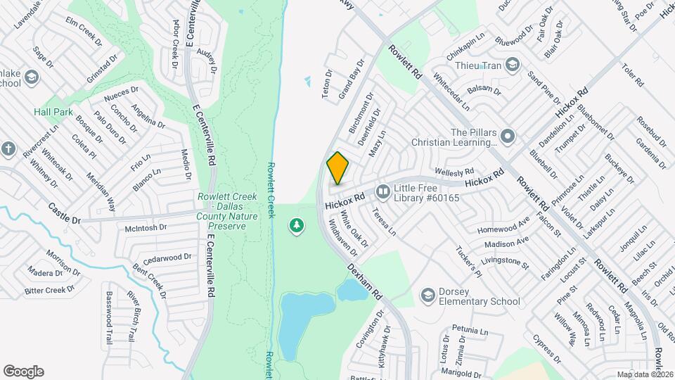 1409 Post Oak Dr Map and Location Details