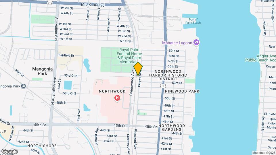 800 54th St Map and Location Details