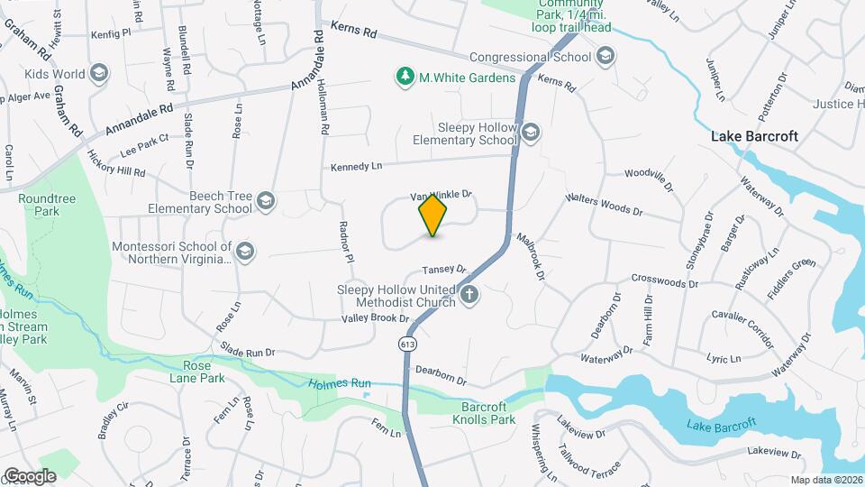 6662 Van Winkle Dr, Unit Studio Mapa y Detalles de la Ubicación