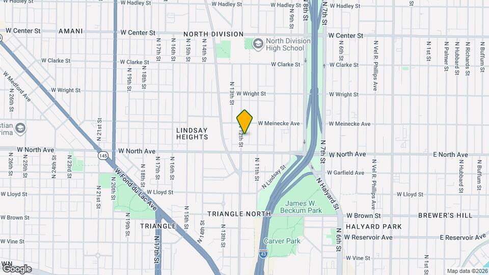 2340 N 12th St Map and Location Details