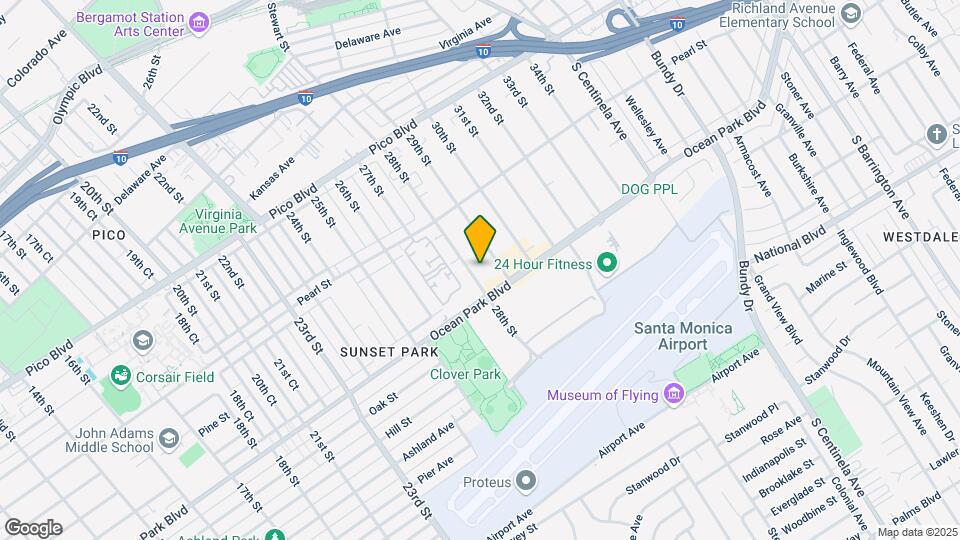 Triplex Santa Monica R2 Zoned Map and Location Details