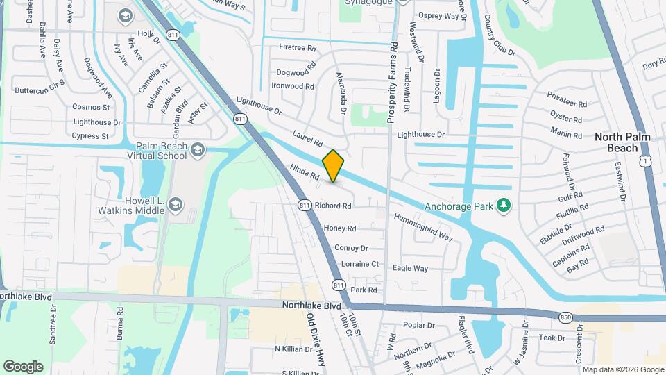 2708 Hinda Rd Map and Location Details