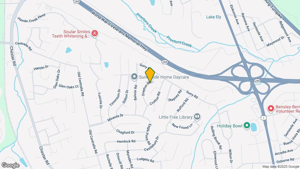 10901 Drayton Rd Map and Location Details