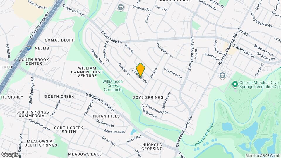 4411 Dovewood Dr Mapa y Detalles de la Ubicación