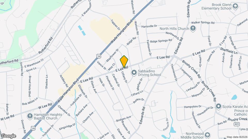 800 E Lee Rd Map and Location Details