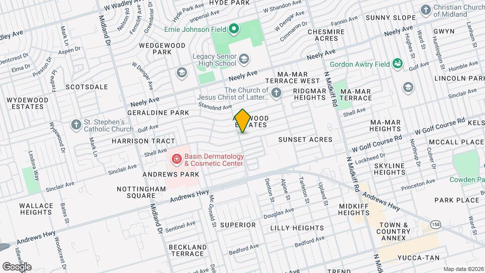 3544 Shell Map and Location Details