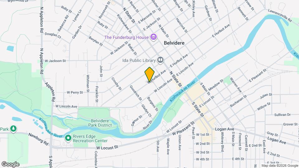 318 W Hurlbut Ave Map and Location Details