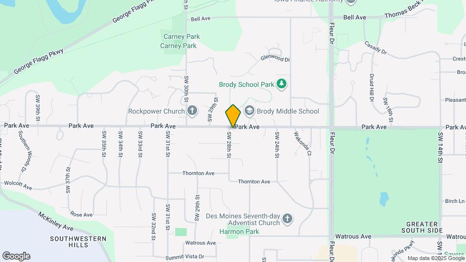 2722 Park Ave Map and Location Details