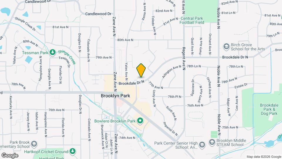 5528 Brookdale Dr N Map and Location Details