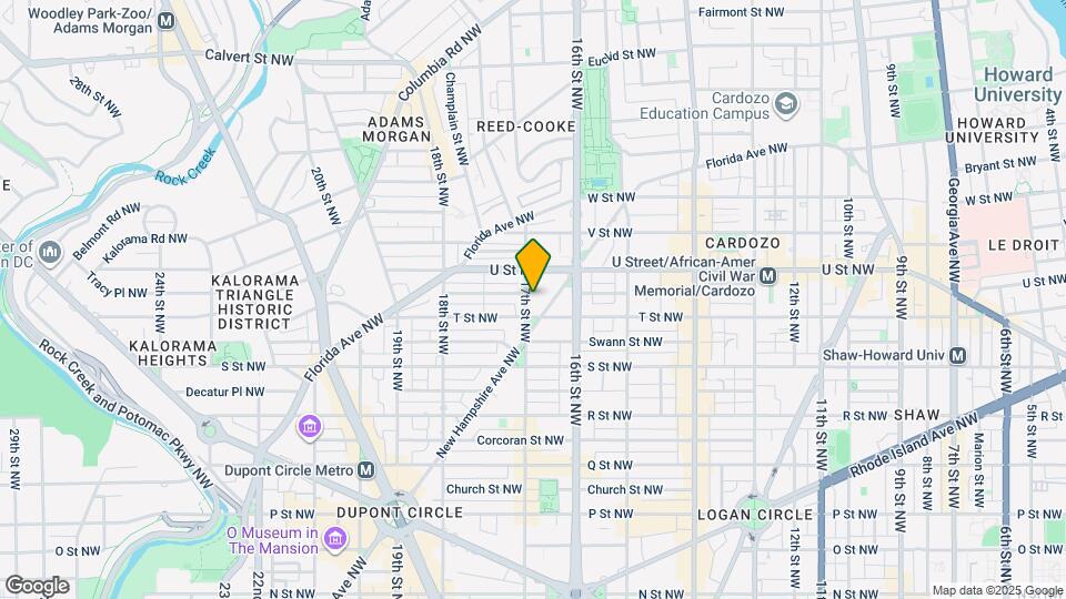 1913 17th St NW Map and Location Details