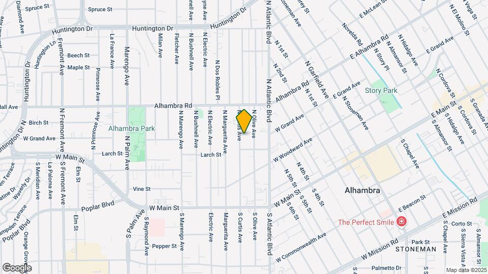 402 N Curtis Ave Mapa y Detalles de la Ubicación