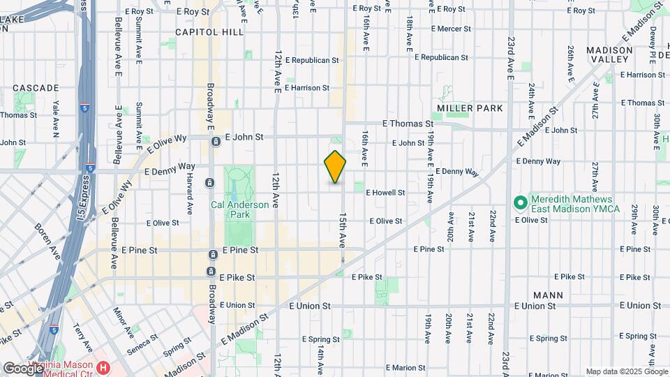 1420 E Howell St Map and Location Details