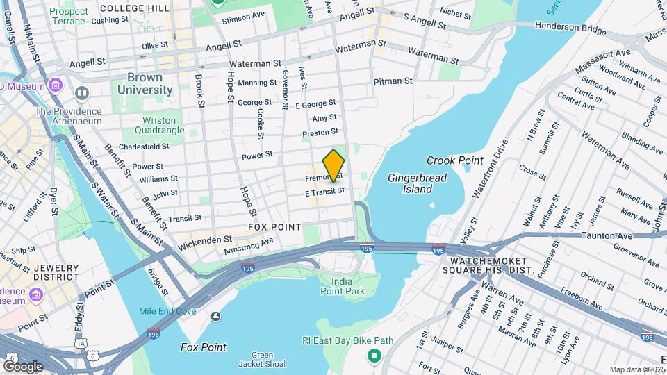 60 E Transit St Map and Location Details