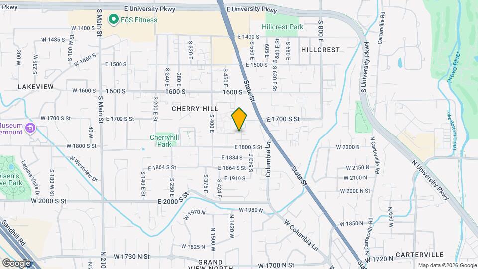 1748 S 500 E Map and Location Details