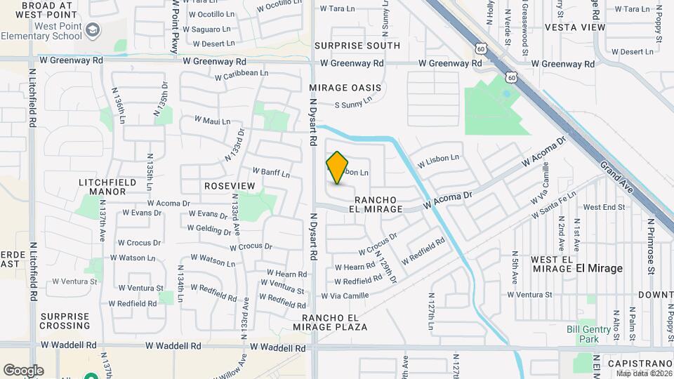 13029 W St Moritz Ln Mapa y Detalles de la Ubicación