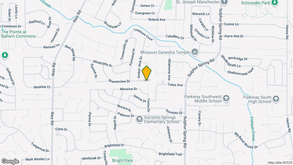 74 Breezeview Dr Map and Location Details