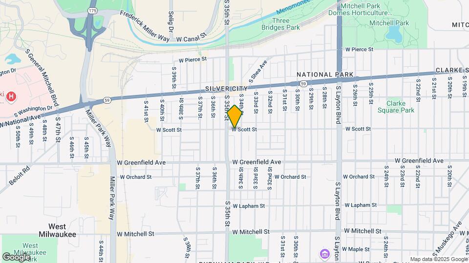 3417 W Scott St Mapa y Detalles de la Ubicación