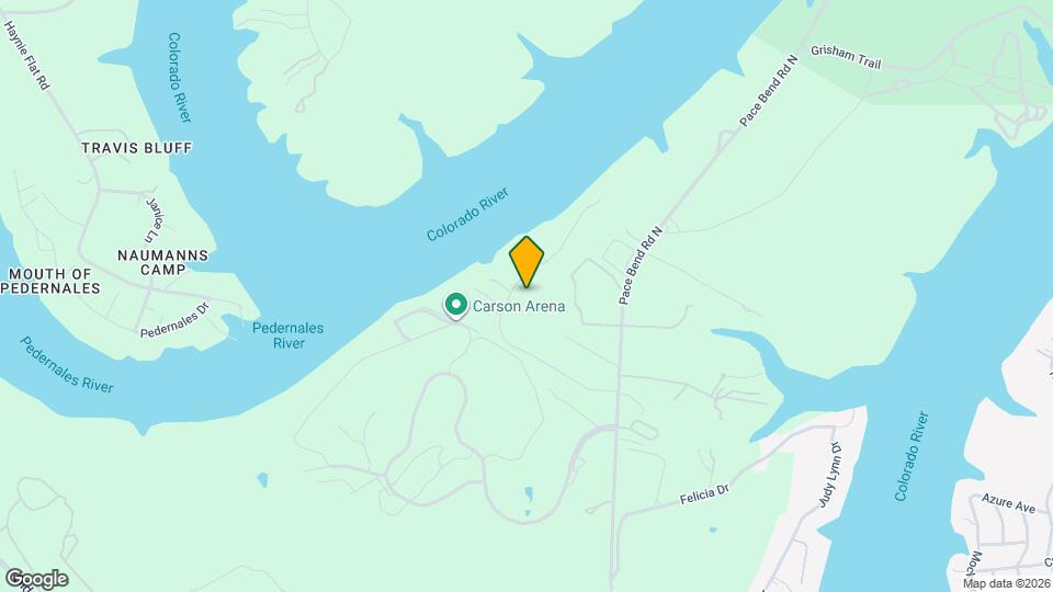 1603 Las Entradas Dr Map and Location Details