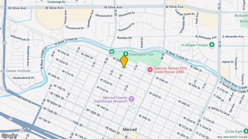 2410 P St Map and Location Details