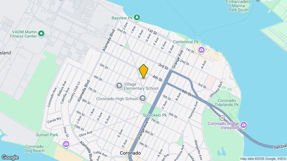 444 E Avenue #C C Map and Location Details