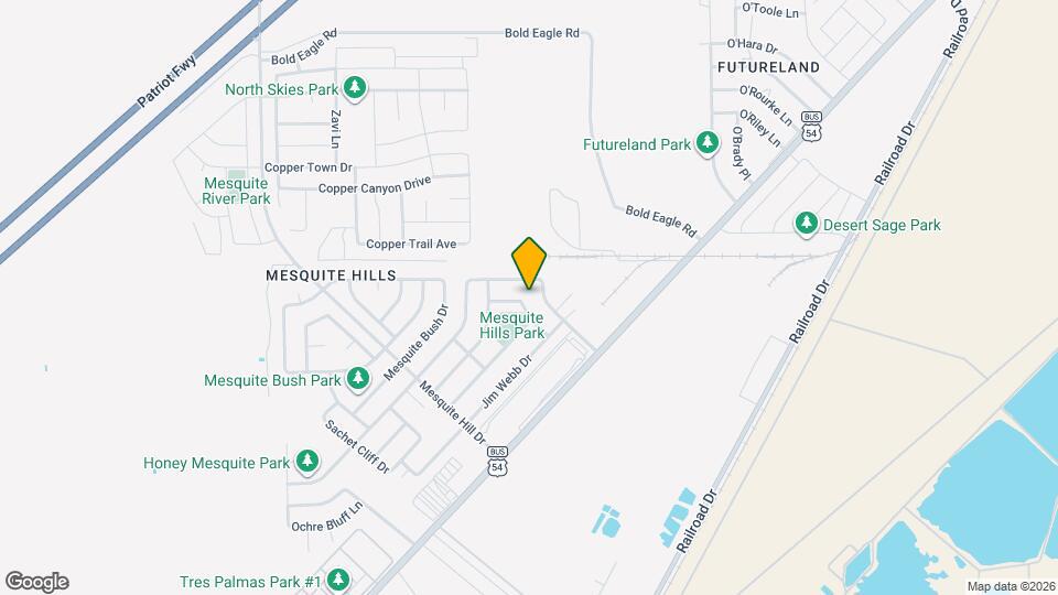 7362 Mesquite Sun Ln Map and Location Details
