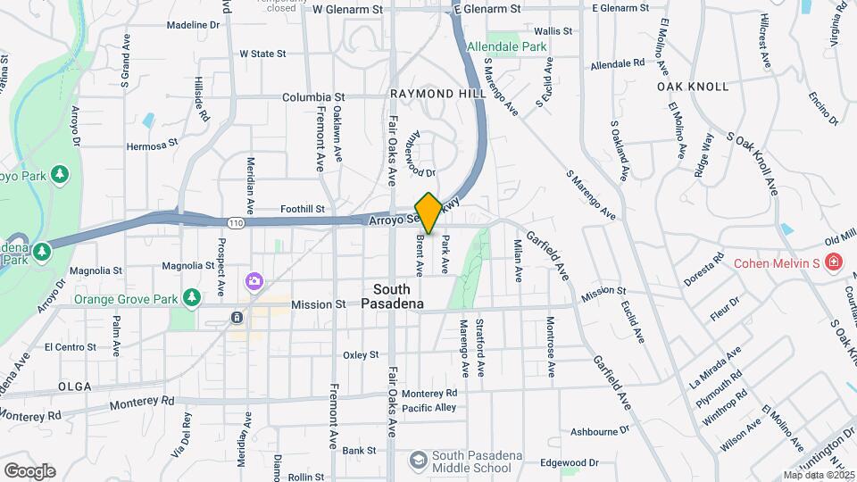 634 Brent Ave Mapa y Detalles de la Ubicación