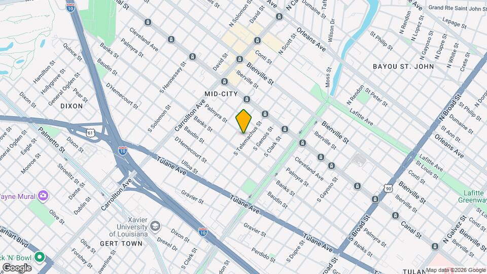 3710 Palmyra St, Unit 3712 Map and Location Details