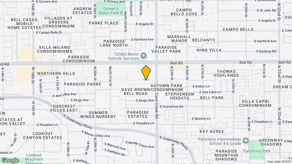 2316 E Kelton Ln Map and Location Details