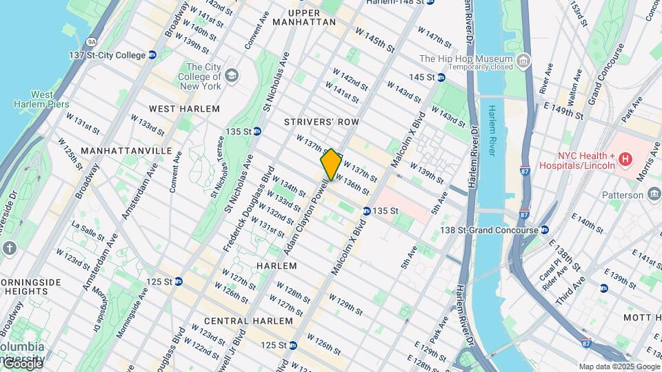 185-187 W 135th St Map and Location Details