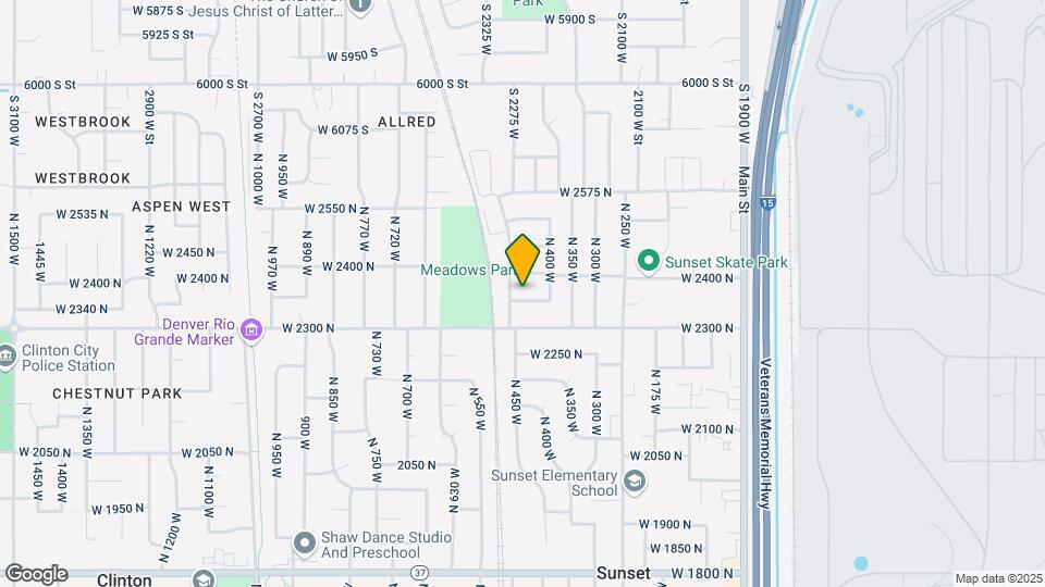442 W 2350 N Map and Location Details