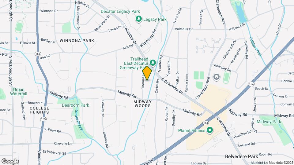 1226 Thomas Rd Map and Location Details